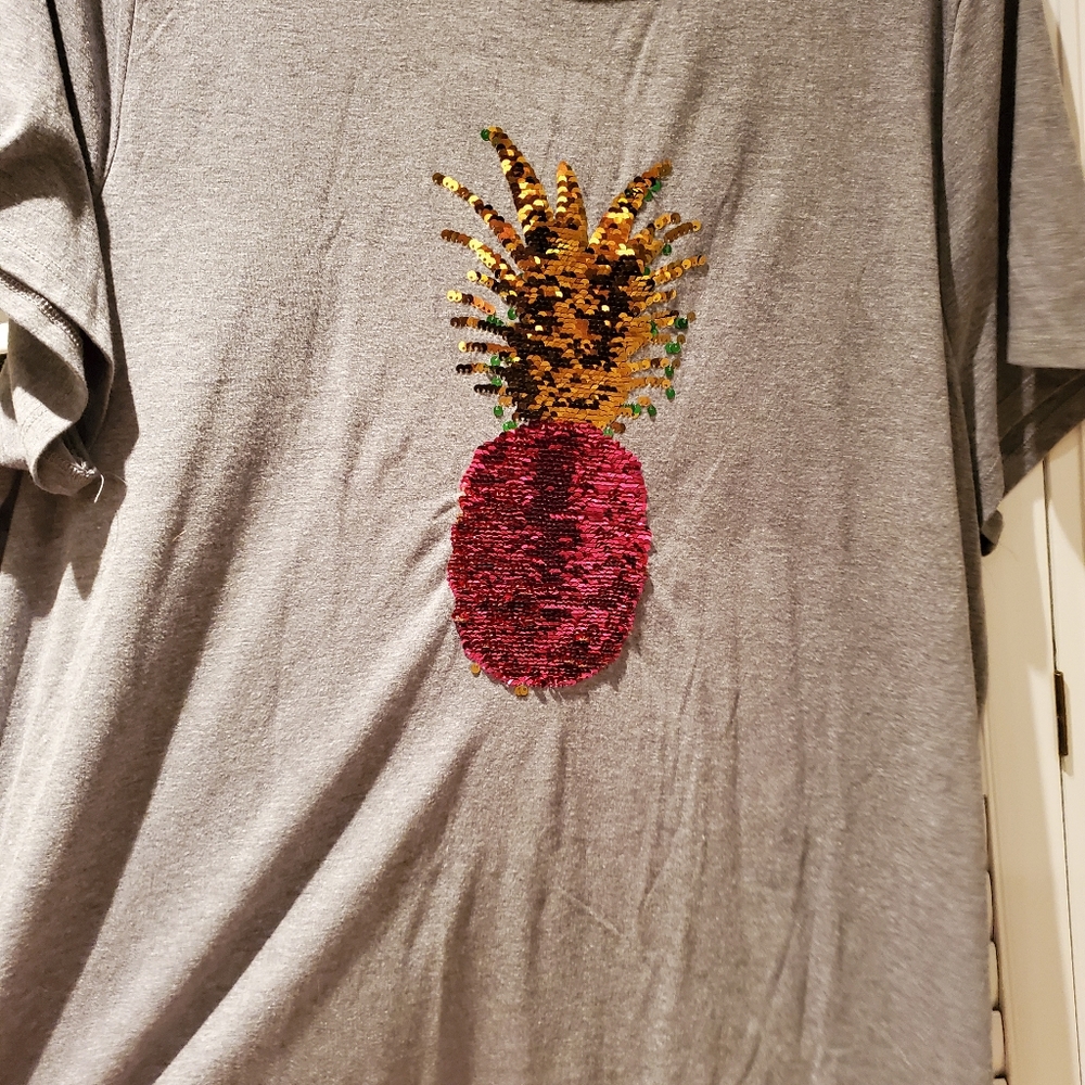 Changing Sequin Pineapple Shirt - image 3
